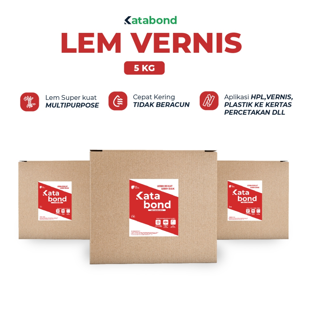 Lem Putih, Lem Vernis Katabond 8813 5 KG