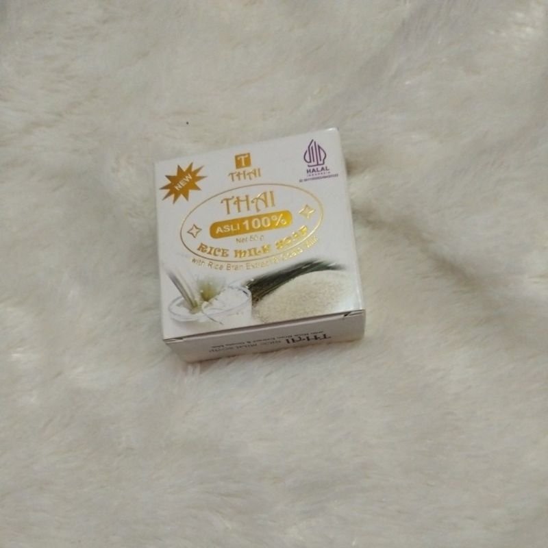 Thai rice milk soap