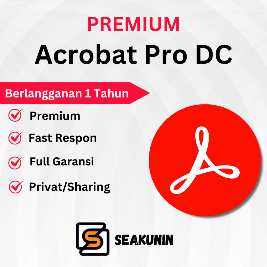 Acrobat Pro DC PDF Editor | Premium Lifetime | Win - Mac - Android
