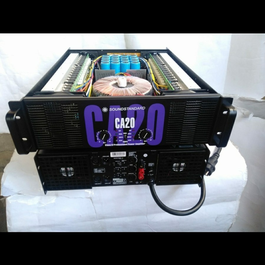 power amplifier soundstandard ca 20 power sound system sound standard ca 20 body panjang 4kipas