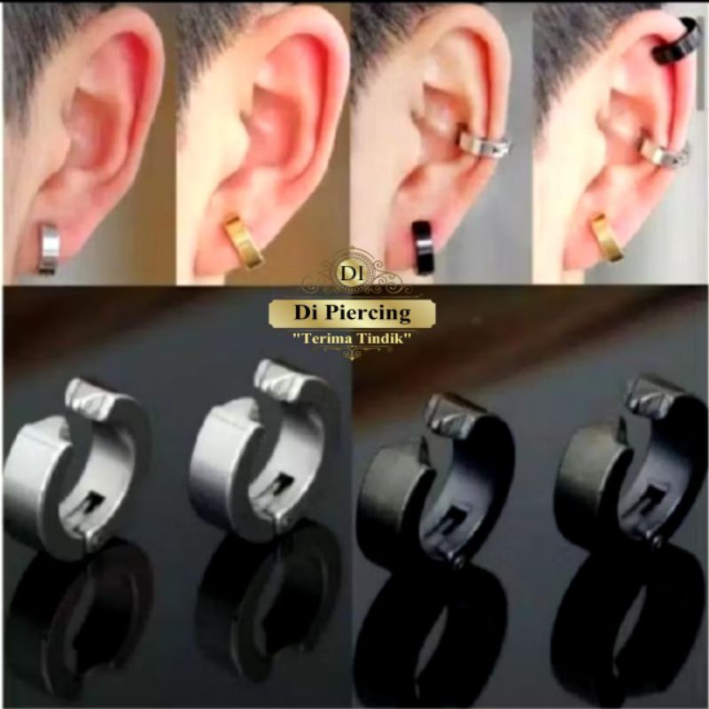 Anting Jepit Pria dan wanita/Anting jepit/Anting jepit Tanpa Lubang/Anting jepit tanpa Tindik