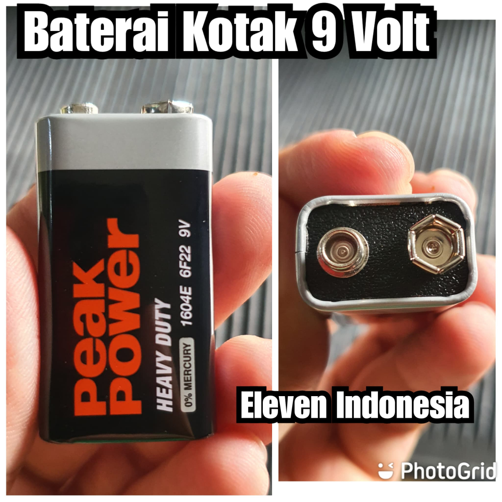 1 pcs baterai kotak 9 Volt batre Kotak 9V batre kotak batere kotak 9 voltase