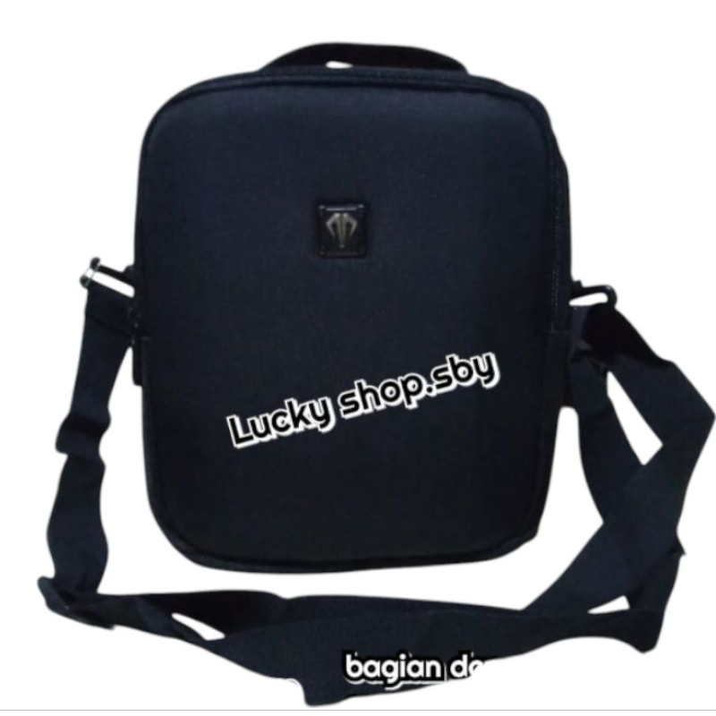 Tas Selempang Pria Tracker Embos Original Free Rain cover