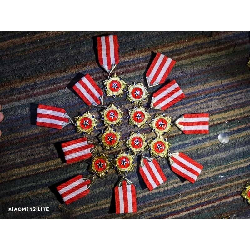 Pin Tiska pramuka Bintang tahunan Logam premium logam tebal berkualitas