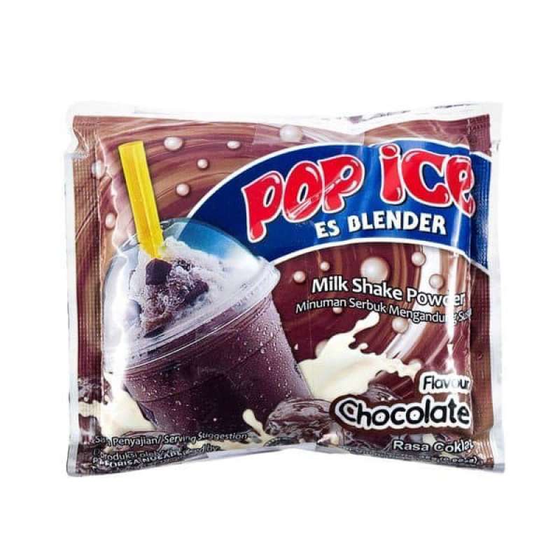 

Pop ice Chocolate minuman serbuk cokelat renteng