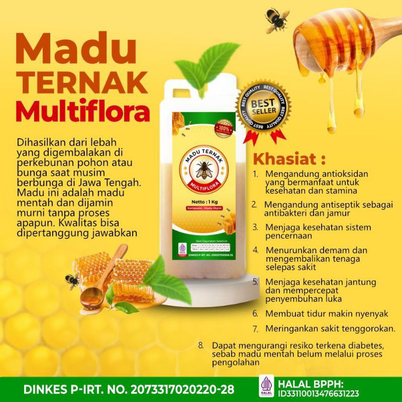 

Madu Ternak Murni Multiflora
