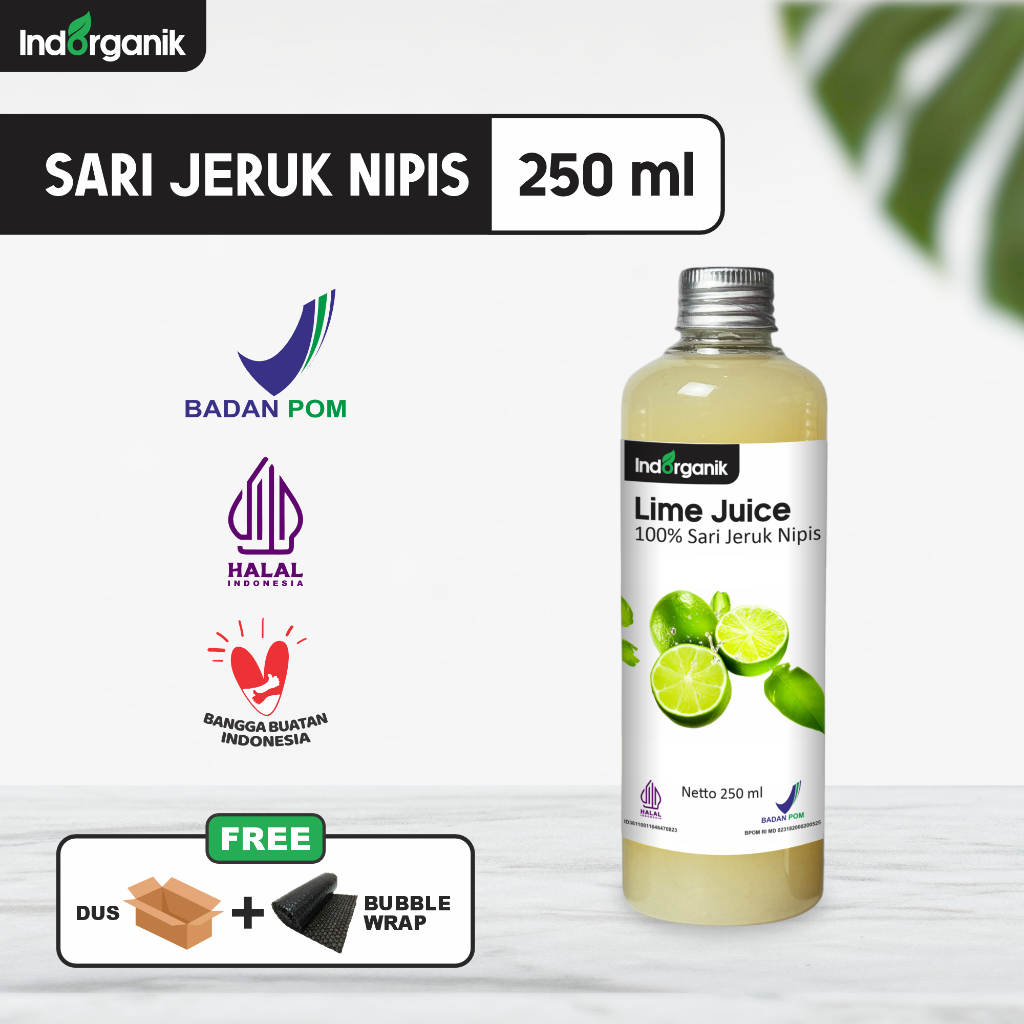 

Indorganik Sari Jeruk Nipis 250 ml
