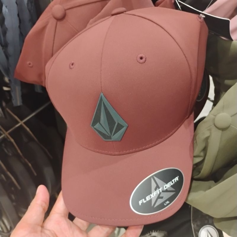 Topi Volcom Flexfit Delta Biru