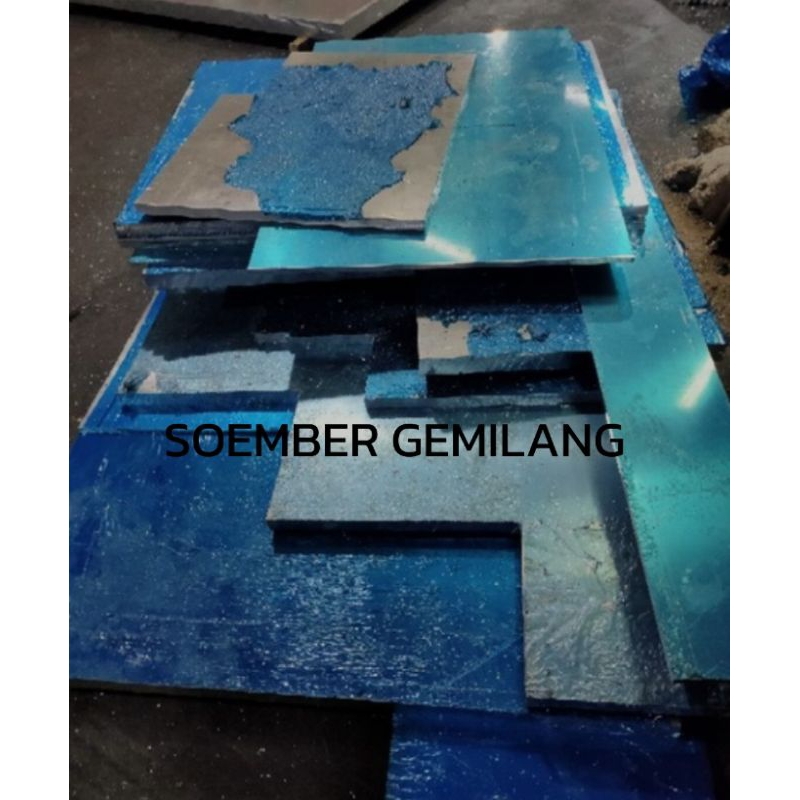 Plat Alumunium 5mm x 145mm x 465mm - plat Alumunium ( 1100 )