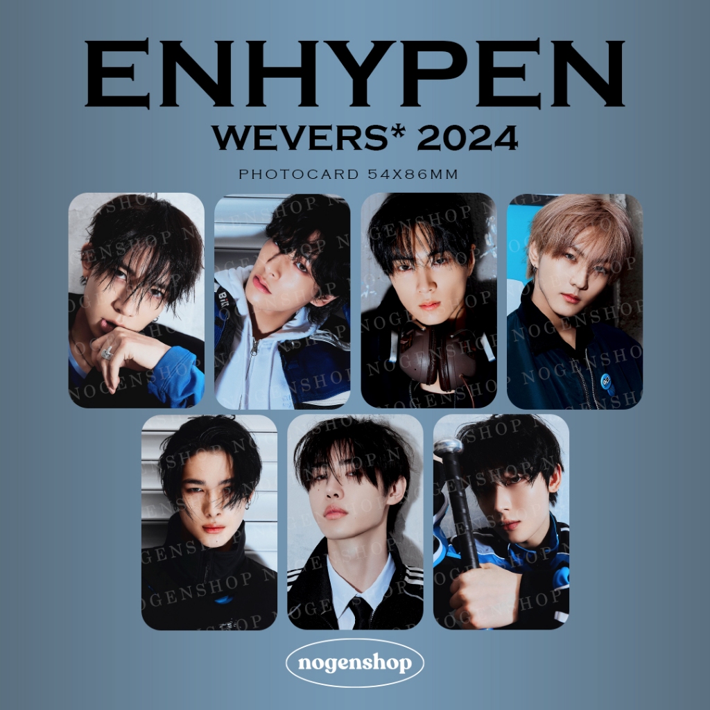 [UNOFFICIAL/FANMADE] PHOTOCARD PC & 4CUTS PHOTO ENHYPEN WEVERS* 2024