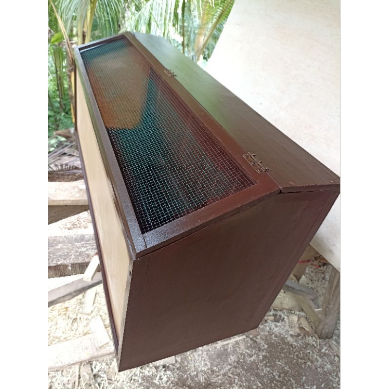 kandang akrilik kandang trapesium hamster tortoise sulcata kelinci landak reptil - custom ukuran dan