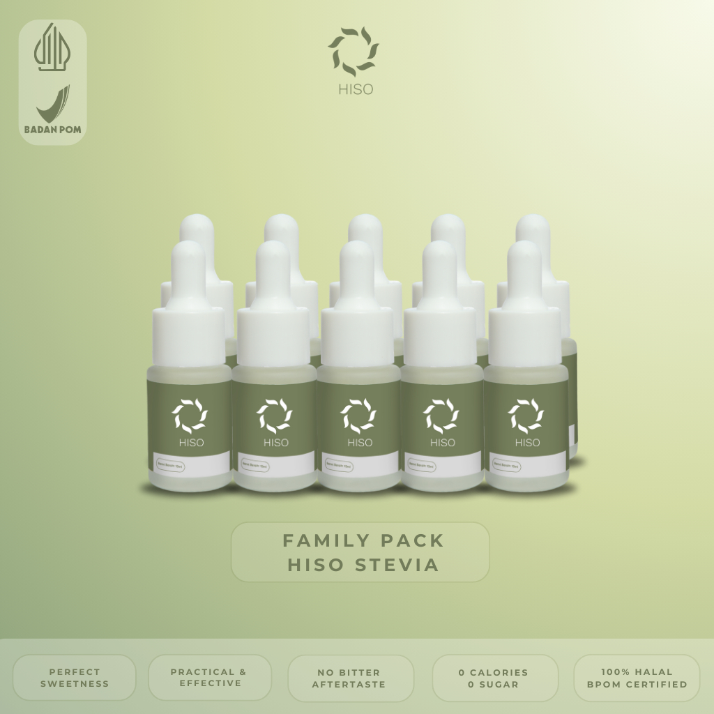 

HISO Family Pack - Stevia Liquid 15ml 10Pcs
