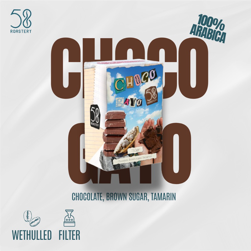 

Kopi Arabika Choco Gayo-Arabika Gayo Wethulled 150gram (Single Origin)