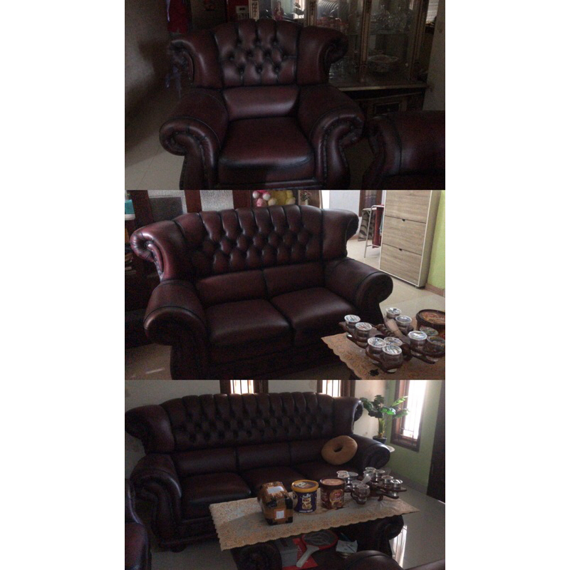 set sofa dan meja second/bekas bisa nego tipiss