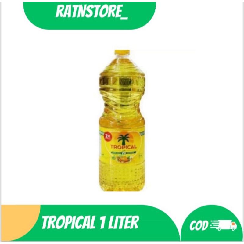 Minyak Tropical 1 Liter / Minyak Goreng Tropical 1 Liter Botol
