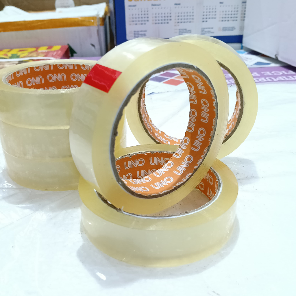 ISOLASI 1 INCH 24MM BENING SOLATIP LAKBAN SEDANG 72 YARD