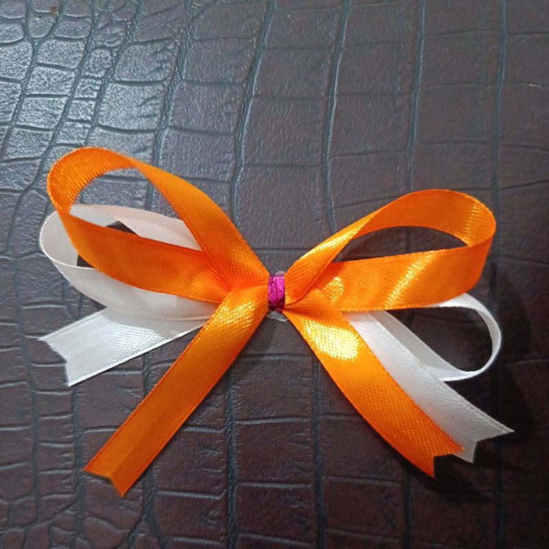 

pita sovenir orange putih