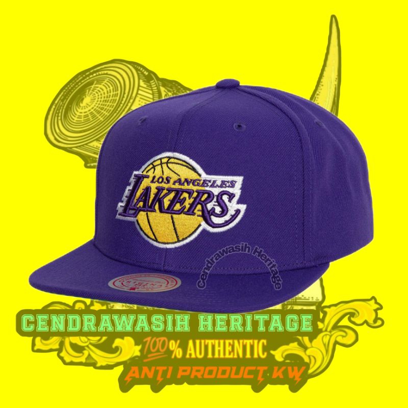 Mitchell And Ness Nba Conference Patch Los Angeles Lakers 100% Authentic