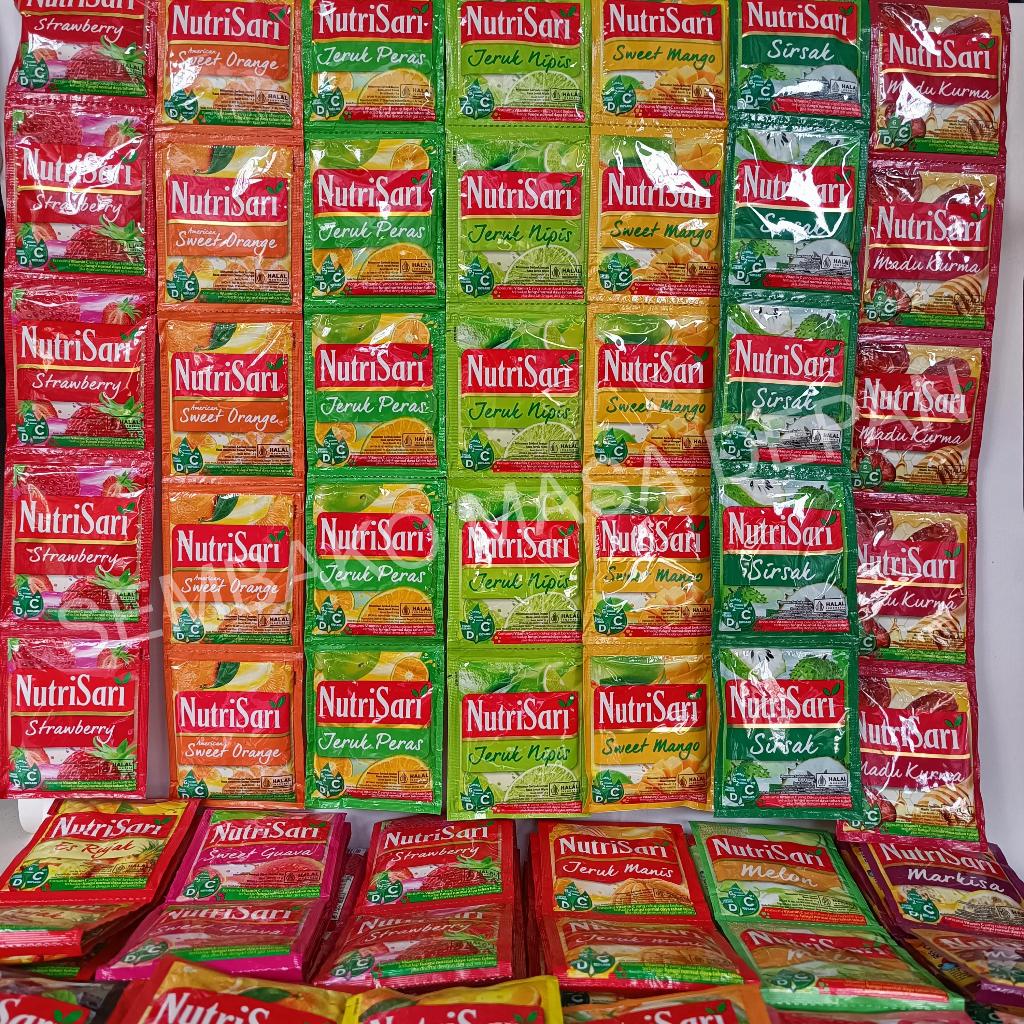 

NutriSari Nutri Sari Tersedia semua variant isi 10 saset bubuk instan