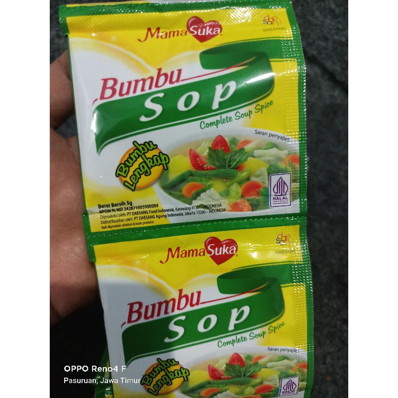 

Bumbu SOP Mama Suka 1 renteng ( 12 Bks)