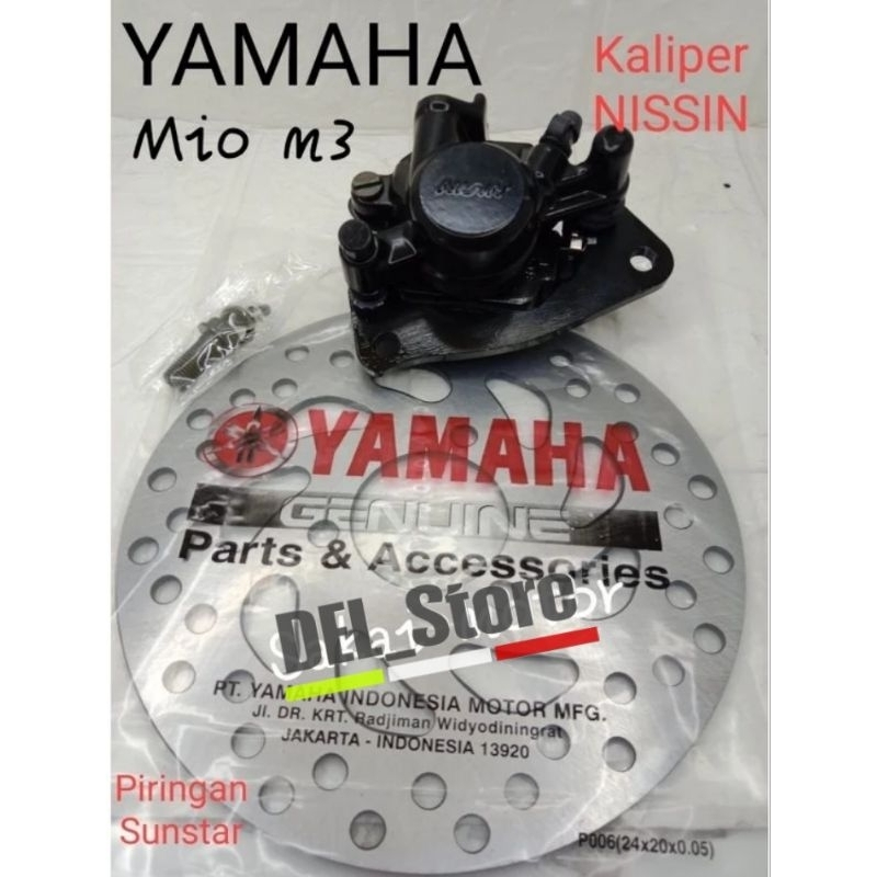 Kaliper Pala Babi Plus Piringan Cakram Mio J Mio M3 Mio Soul GT Original Nissin Sunstar