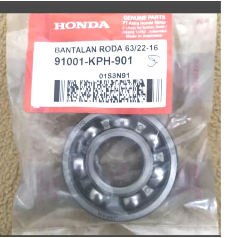 Bearing 63/22 Bearing Bantalan bola Kruk s63/22 91001 KPH-901