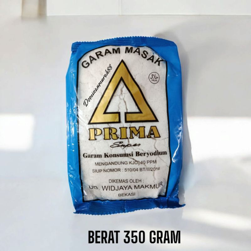 

GARAM DAPUR MURNI BERYODIUM CAP PRIMA SUPER 350 GRAM / GARAM / GAREM