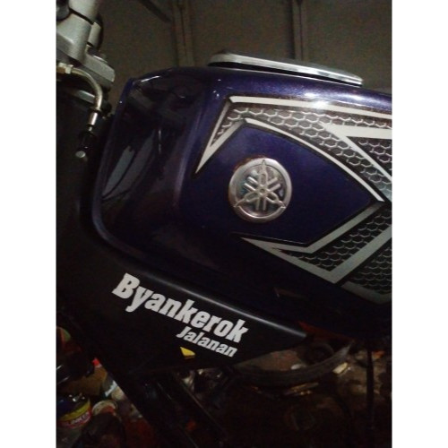 Stiker Motor Tulisan Byankerok Jalanan Variasi Aksesoris Tempelan Motor