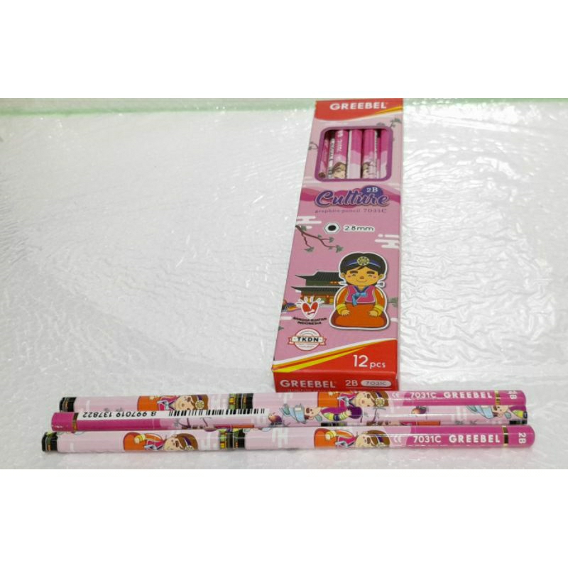 

PENSIL GREEBEL 2B BERBAGAI VARIAN ISI (12pcs)