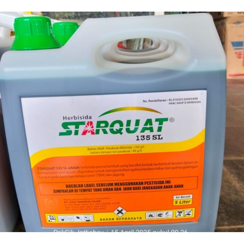 HERBISIDA STARQUAT 135 SL 5 LITER