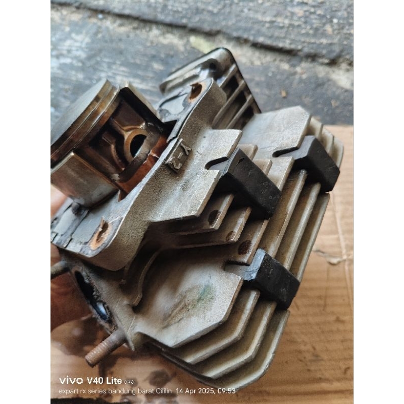 blok seher boring rx king y2 os125 sudah ob lapis