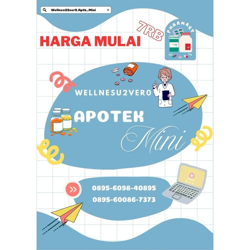 ApotekMini | Gift for boy friend | Kado Ultah | Kado Sahabat