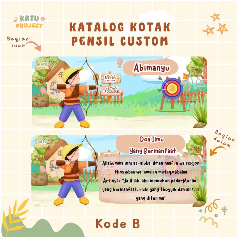 

Kotak Pensil Custom Nama