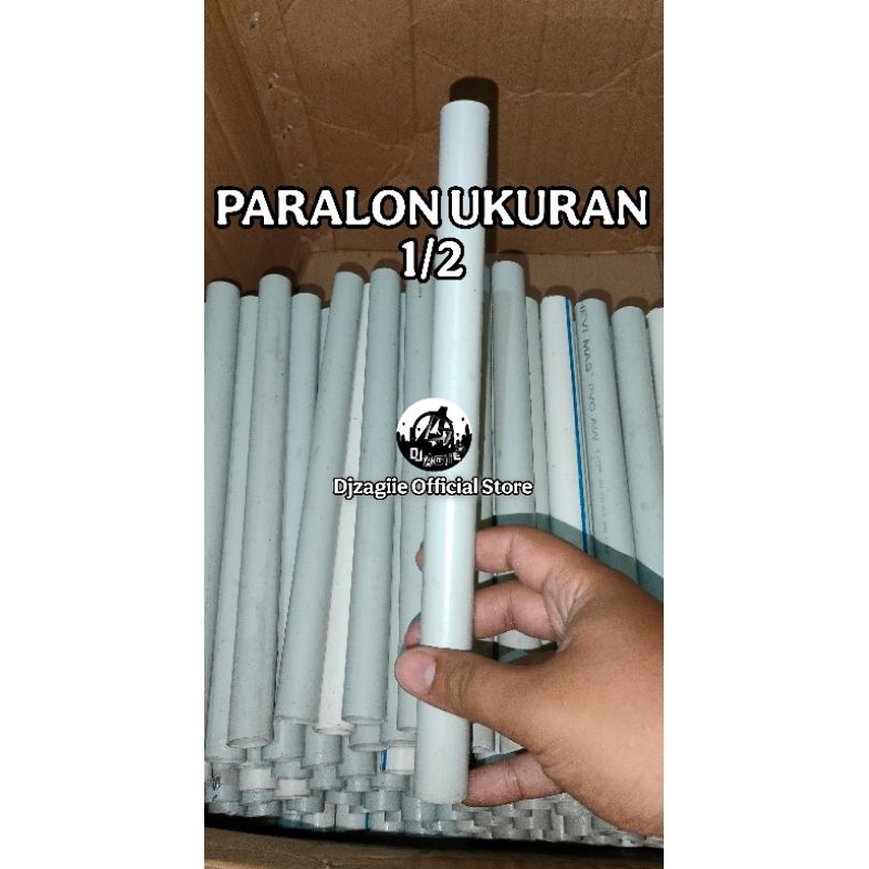 Paralon ukuran 1/2 / per cm / per meter / paralon murah / paralon pvc / paralon ukuran 1/2 murah / p
