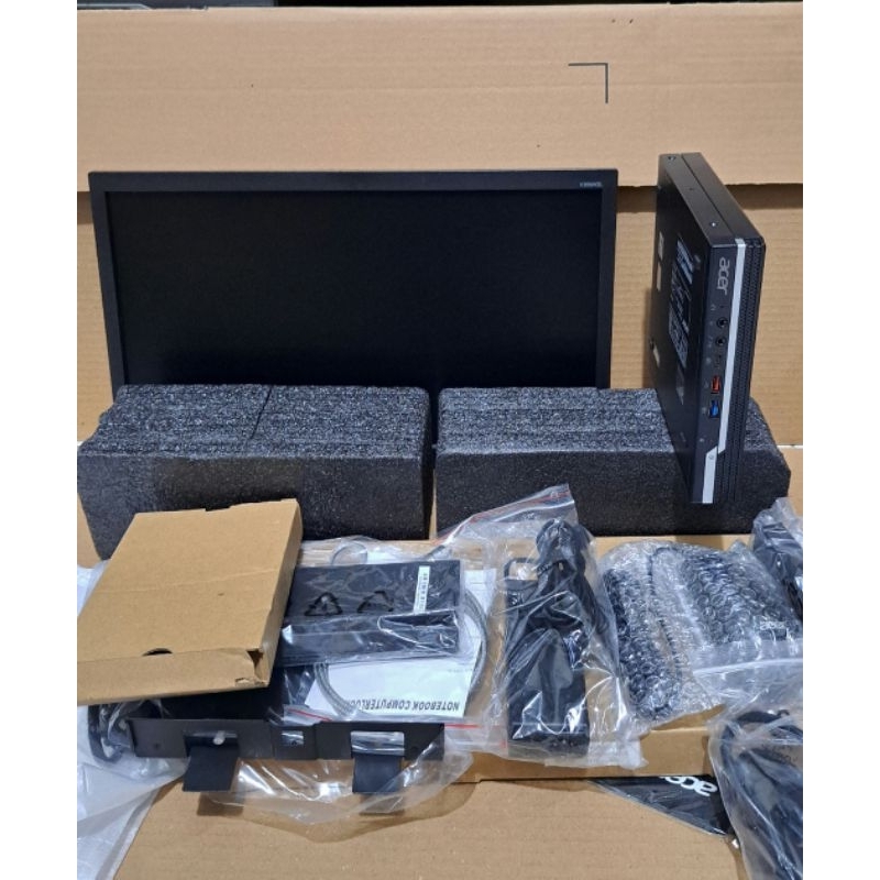 Mini Pc Acer Veriton N4680Gt Core i3 10105 Ram 8Gb Ssd 256Gb Nvme Led Acer 20 Inch