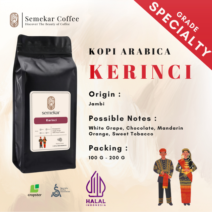 

Semekar Coffee - Kopi Kerinci Arabica Specialty Natural Process Roasted Beans