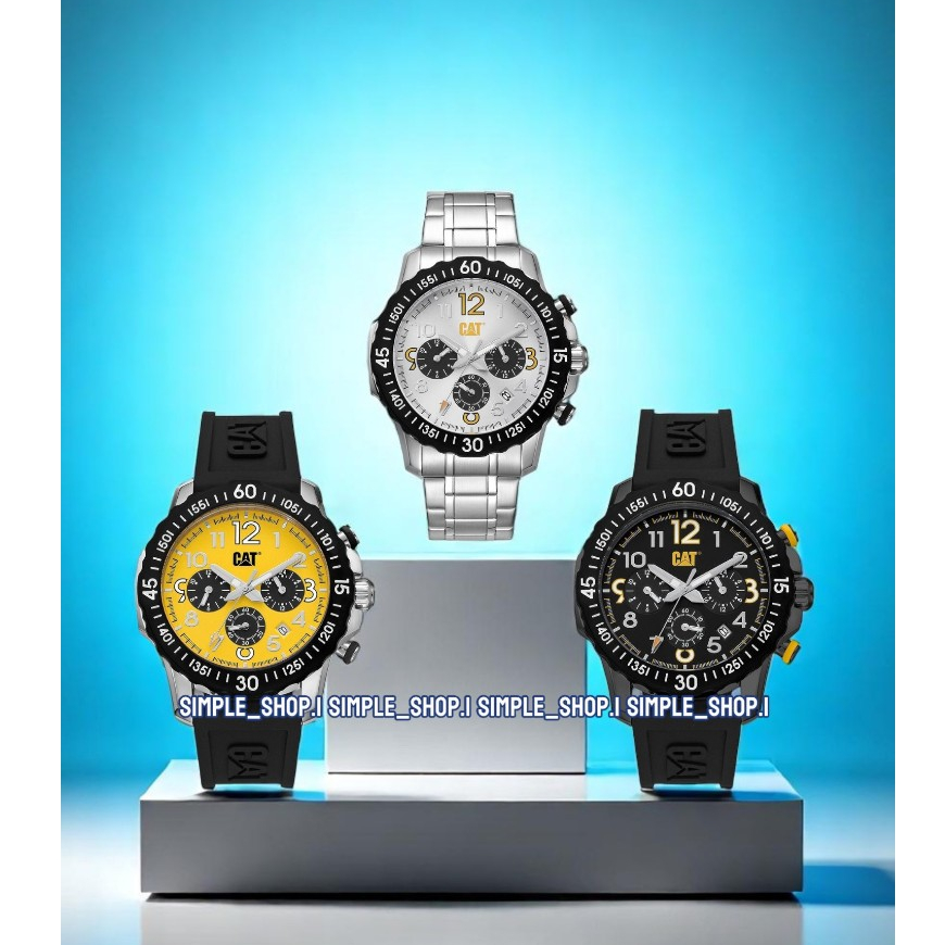 Original 100% Jam Tangan Pria Caterpillar CAT AP.149.11.211 AP.149.21.711 AP.169.21.111 Downforce Ga