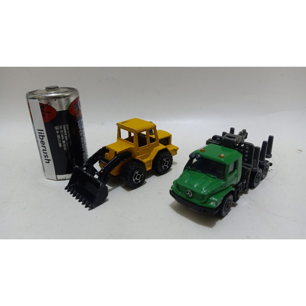 Set diecast majorette excavator construction vehicle truck , majorette mercedes benz zetros