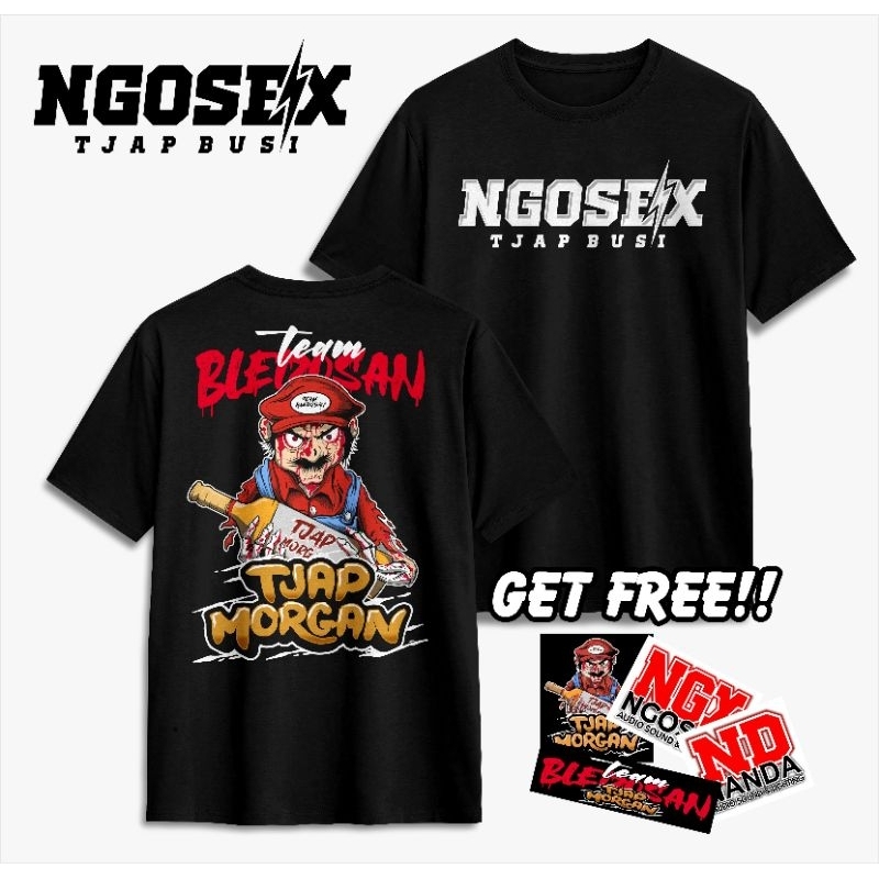 kaos Tjap Morgan / baju Team Bledosan / Nanda Audio 2024 / Sound system Jember