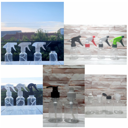 Botol Pump 120ml Botol Spray 120ml Botol Plastik Kosong Tebal
