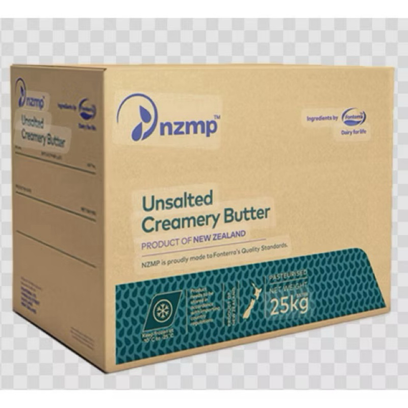 Butter Unsalted NZMP Creamy 25kg sedus