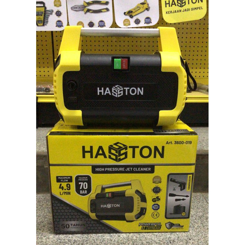 JET CLEANER HIGH PRESSURE HASSTON 3600-019 / MESIN CUCI MOBIL HASSTON