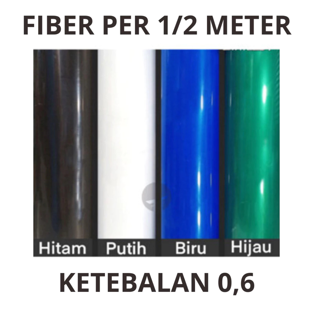 FIber pagar plastik polos