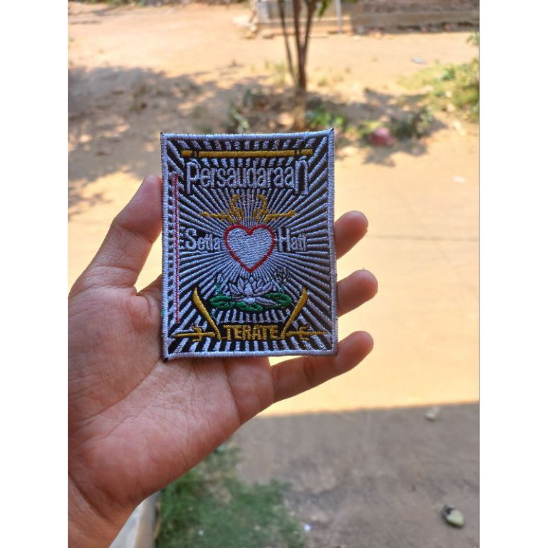 Badge dada lambang PSHT#BADge dada PSHT#BADGE dada bordir PSHT