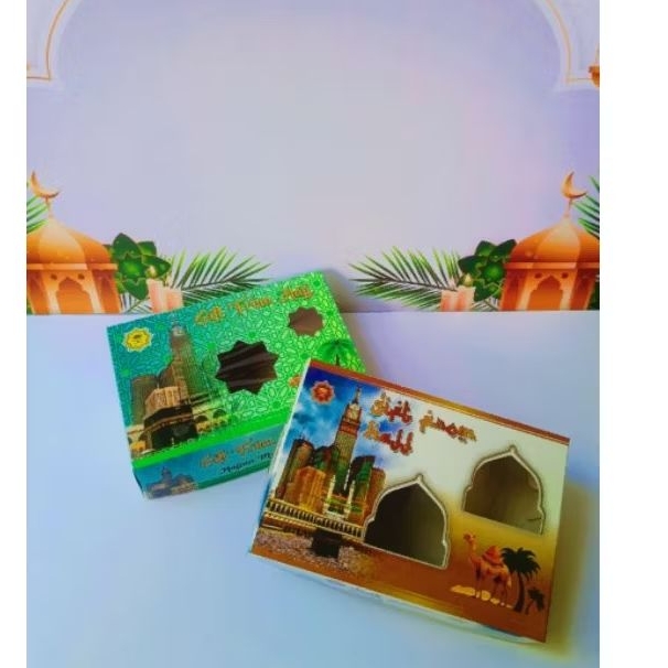 

Dus oleh-oleh haji umroh sekat 5 isi 25pcs MURAHHH