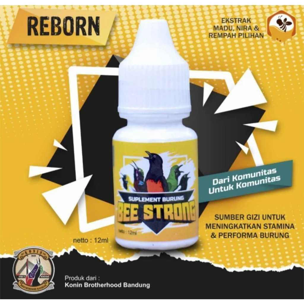 BEE STRONG VITAMIN MULTIVITAMIN SOGON KONIN KOLIBRI COLIBRI PLECI