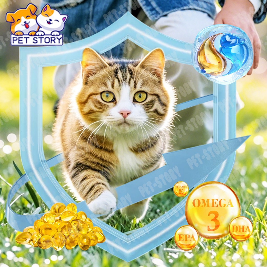 IK2 Minyak Ikan Tung Hai Fish Liver Oil 500pcs Minyak Ikan Kucing Untuk Ayam Beternak Ayam Termurah