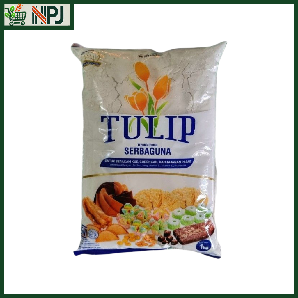 

Tepung Terigu Tulip Serbaguna 1kg – Tepung Premium untuk Aneka Kue & Gorengan