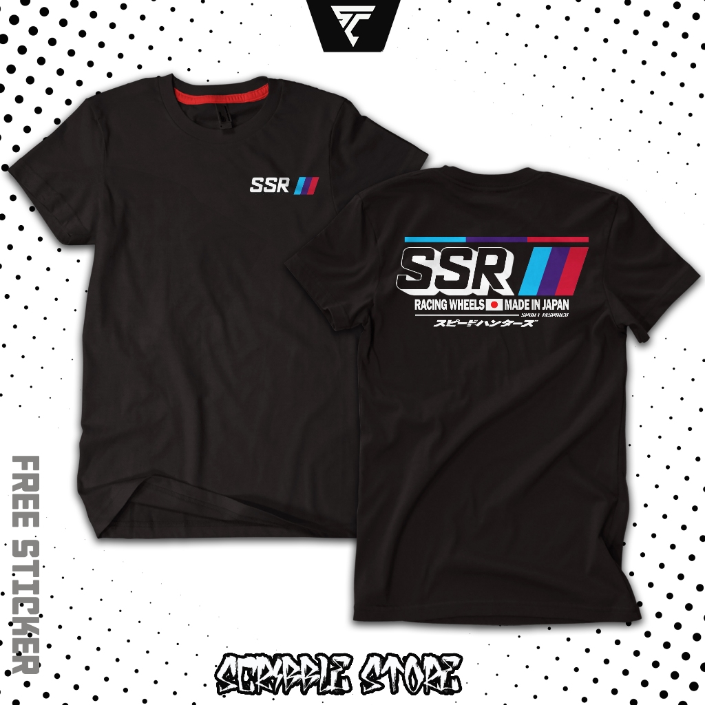 KAOS VELG SSR  KAOS MOBIL TSHIRT OTOMOTIF KAOS RACING