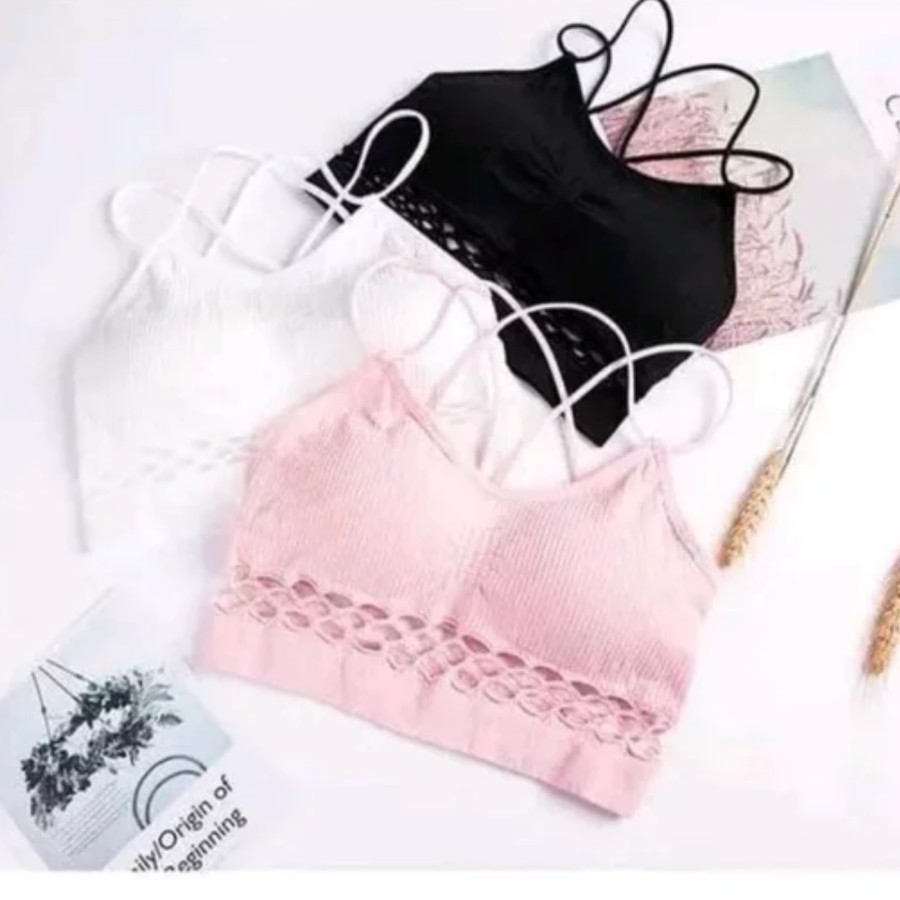 BAJU BRA SPORT JARING GYM YOGA ZUMBA OLAHRAGA